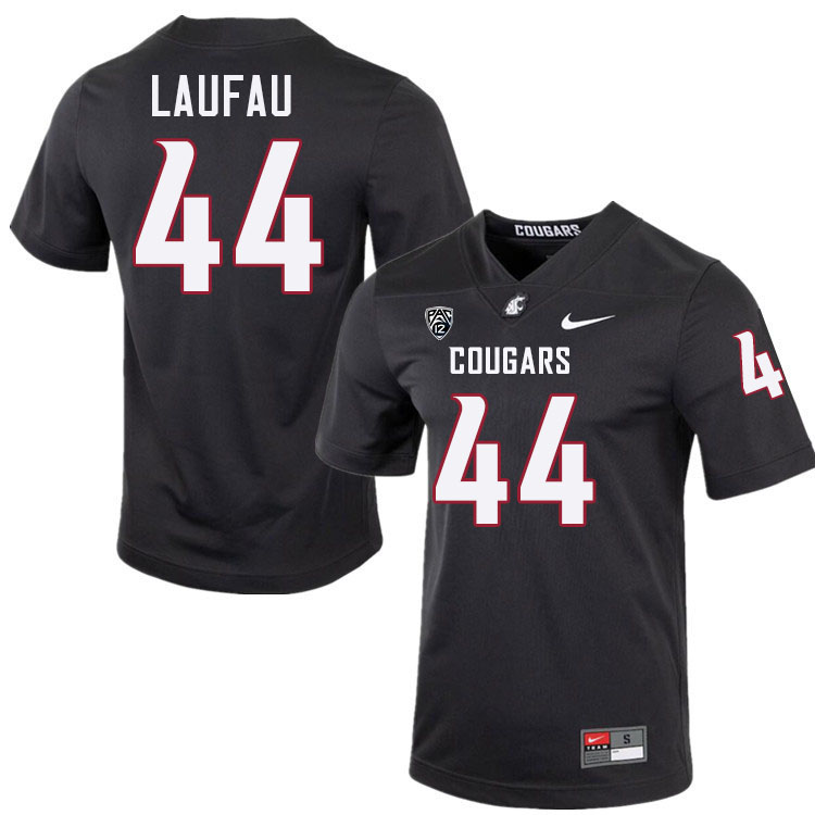 Khalil Laufau WSU Cougars Jersey.Washington State Cougars #44 Khalil Laufau Jersey Youth-Charcoal